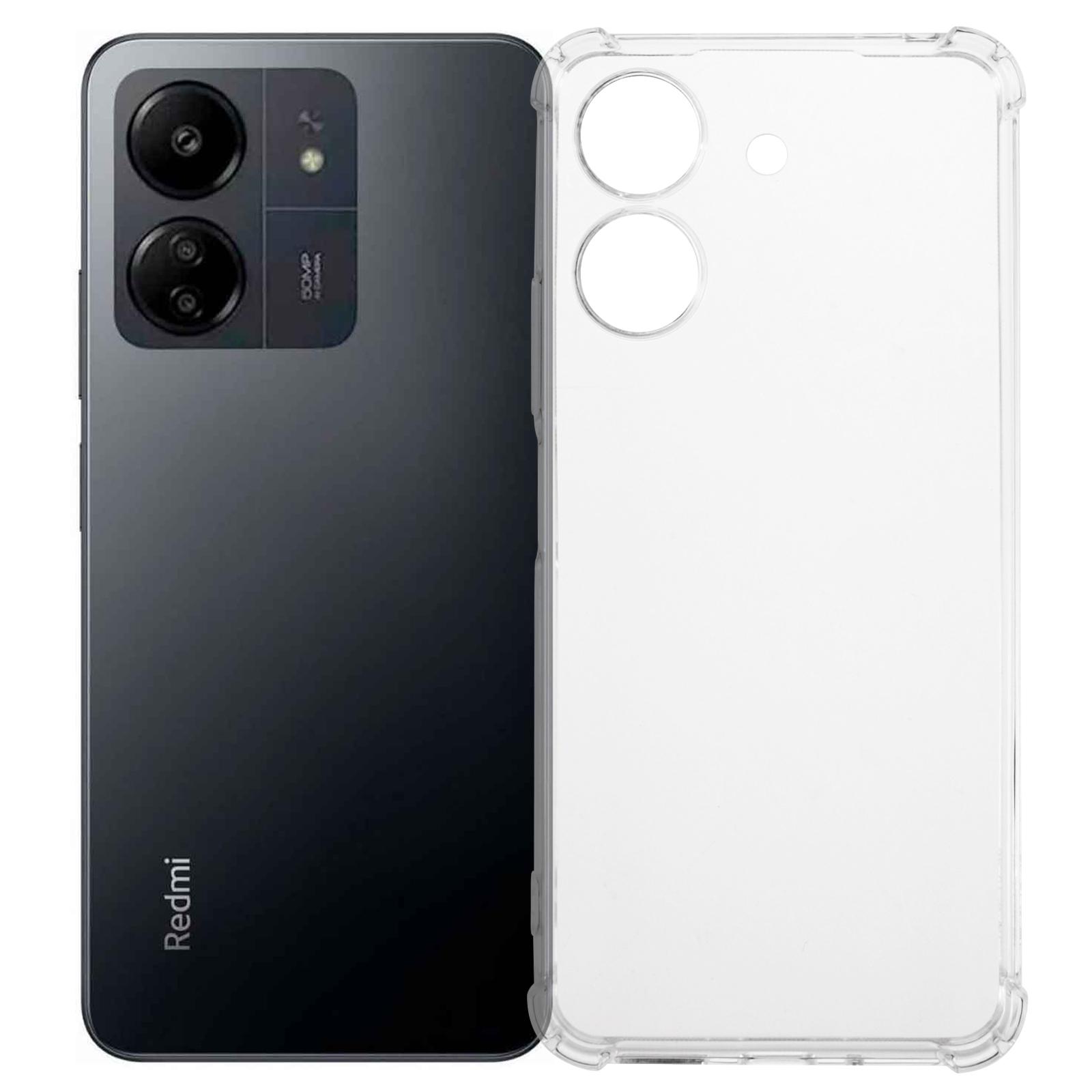 

For Xiaomi Redmi 13C 4G/Poco C65 4G TPU Cover Enhanced Four Corner Clear Phone Case A