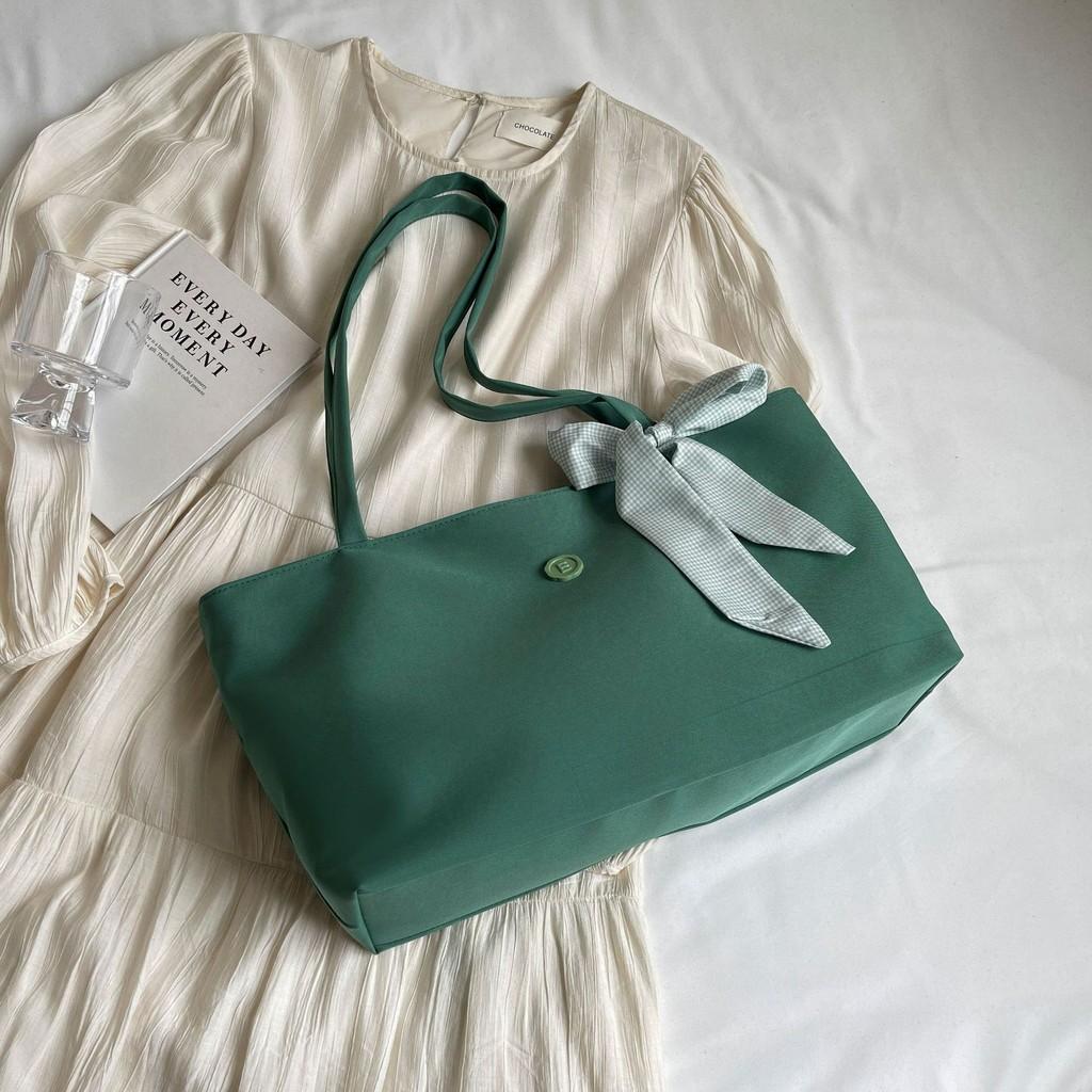 Elegant Korean Style Soft Pu Zipper Tote Bag With Large Capacity For Daily Commuting