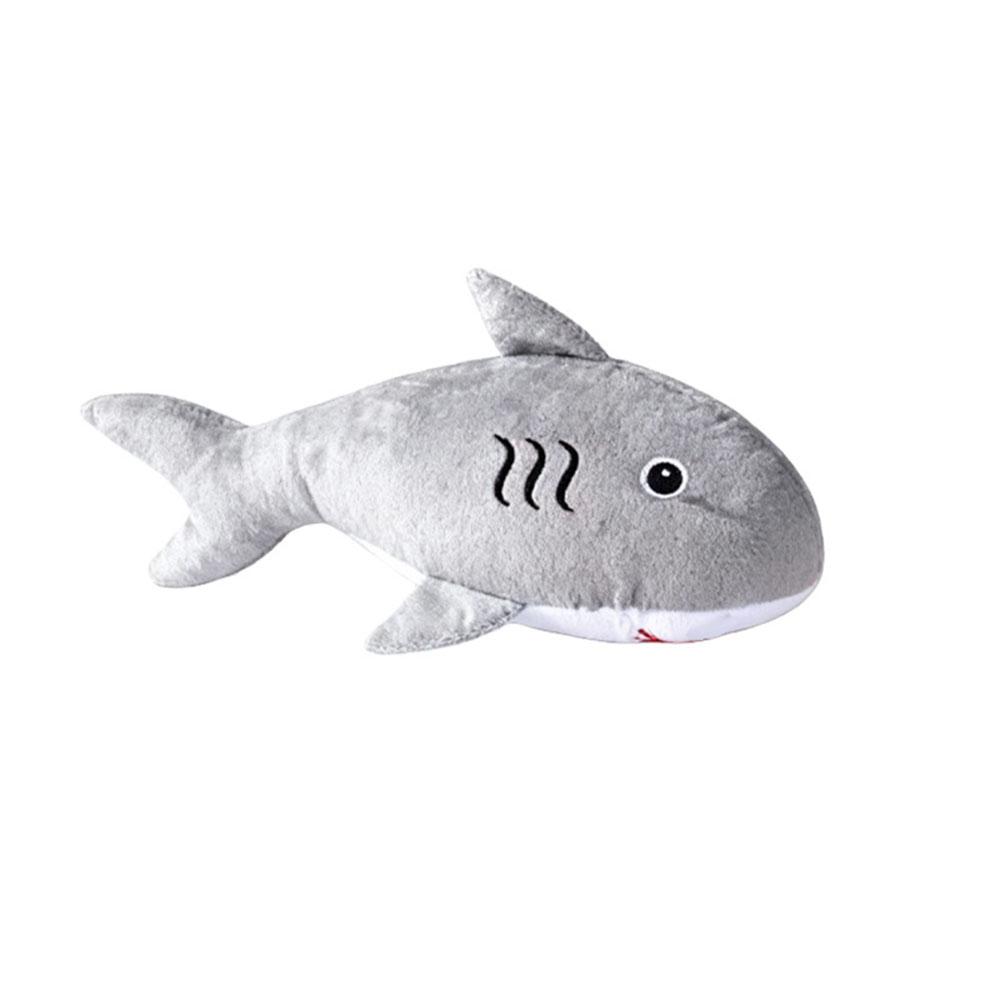 Giant Shark Dog Squeaky Toy - Durable Plush Pet Toy for Self-Play, Chew Resistant Design to Relieve Boredom,