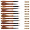 Japanese Manicure Pen Gourd Pen Walnut Sandalwood Rod Pull Line Painting Flower Hook Line Painting Gradual Change Smudge