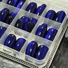 144Pcs Oval Fake Nails Short Medium Full Cover False Nails Fashion Cat Eye False Nails  Women