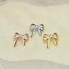 Smooth Irregular Bow Scarf Buckle Multifunctional Shawl Clasp Clothes Corner Clip  Knotted Button