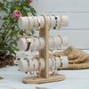 Elegant Bracelet Organizer Rack Multiple Tiers Display Stand for Jewelry and Watches Space Saving Hair Tie Holder