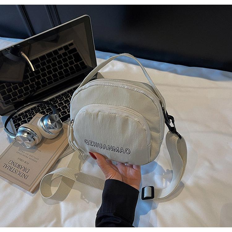 

Summer new women s bag canvas bag fashion versatile niche shoulder bag girl messenger bag серый