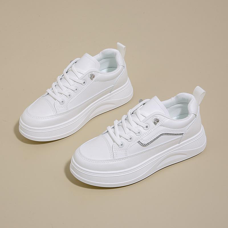 Autumn New Breathable Little White Shoes Female Students Platform Versatile Casual Sports Board Shoes 5
