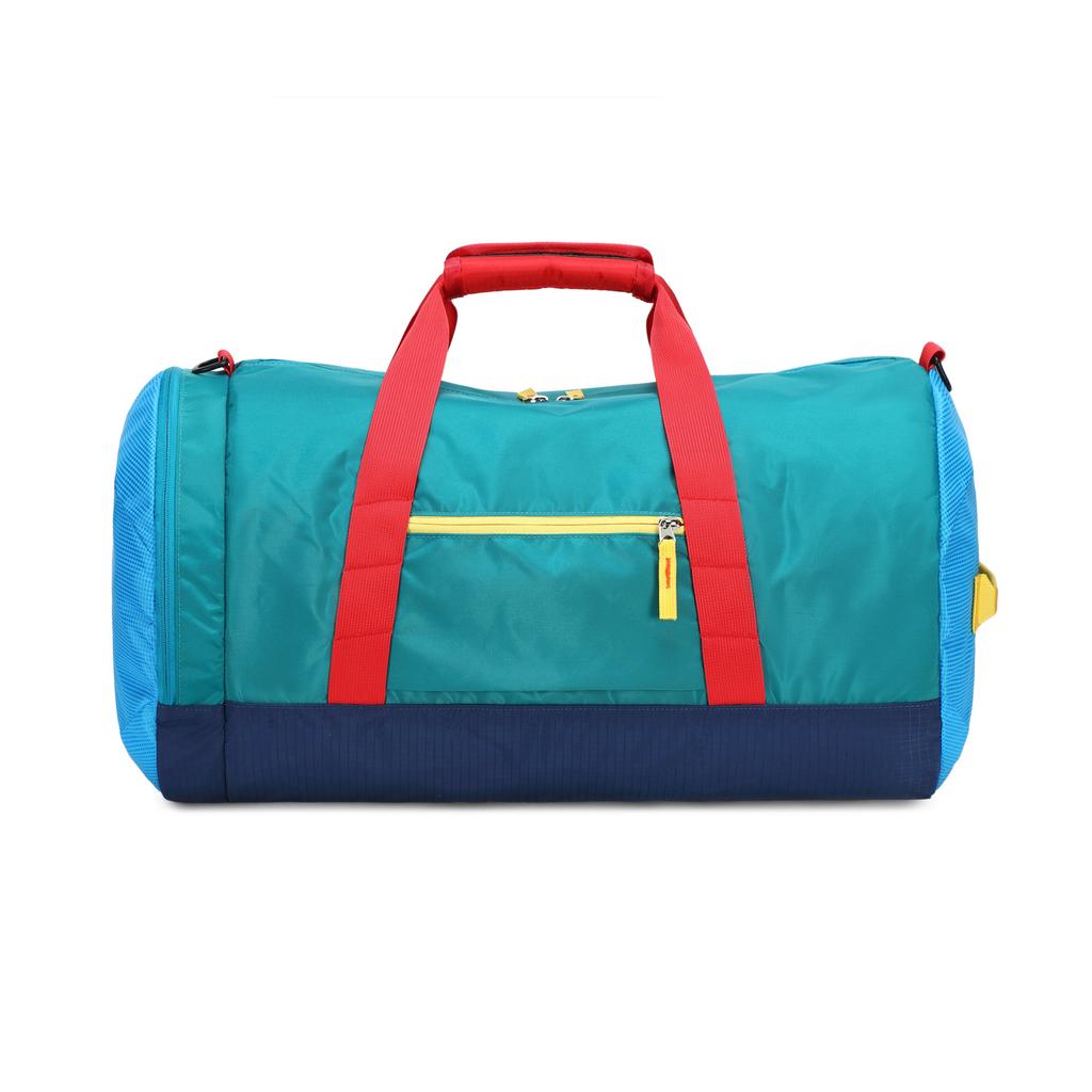 Reebok 42L Fabric Travel Bag Unisex Peacock Blue/Black RB250624M