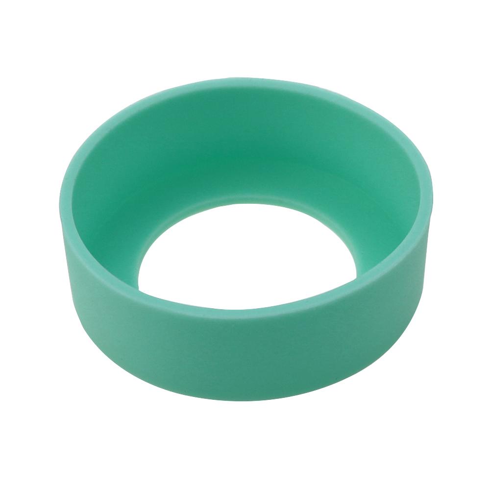 1Pc 6.5CM 28 Solid Color 13.5G Silicone Cup Bottom Cover Water Protective Support Anti Scald Round Odorless Fall Thermostability