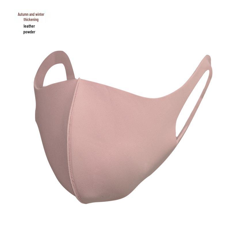 Summer 3D Ice Silk Cycling Mask, Breathable & Fashionable Black for Women