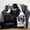 Acdc Back Black Blanket Soft Throw Blanket For Home Bedroom Bed Sofa Travel Office Solid Christmas Blanket