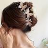 Sweet Bead Butterfly Clip Female Back Of The Head Hairpin Fairy Large Headdress