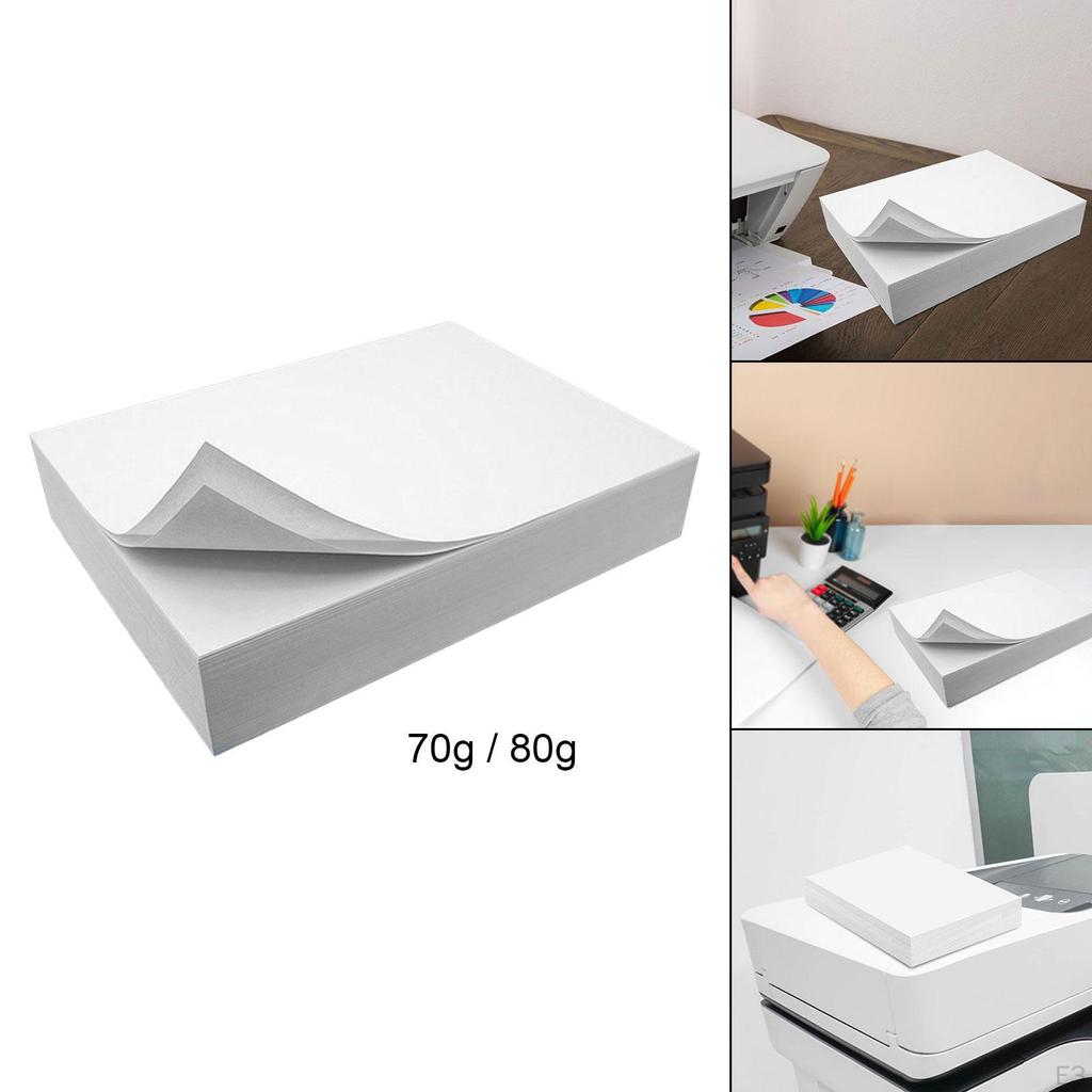 A4 Printing Paper, 500 Sheets, Bright White for Home and Office Use