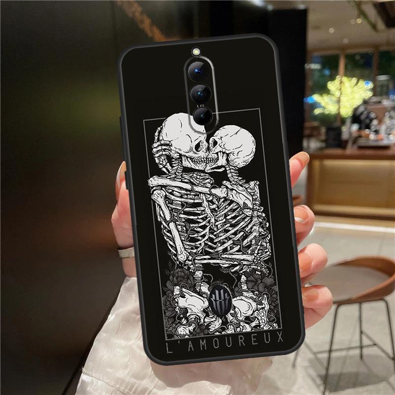 Aesthetics Skeleton Case For ZTE Nubia Red Magic 11 10 9 8 8S 9S 10S Pro Plus 6 7 6S 7S For RedMagic 10 Air Cover