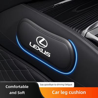 Lederen autokussen/kniebeschermer met elastisch traagschuim voor F SPORT ES RX NX LS UX LM LX GX LC RZ IS CT ​​GS RC HS SC TX