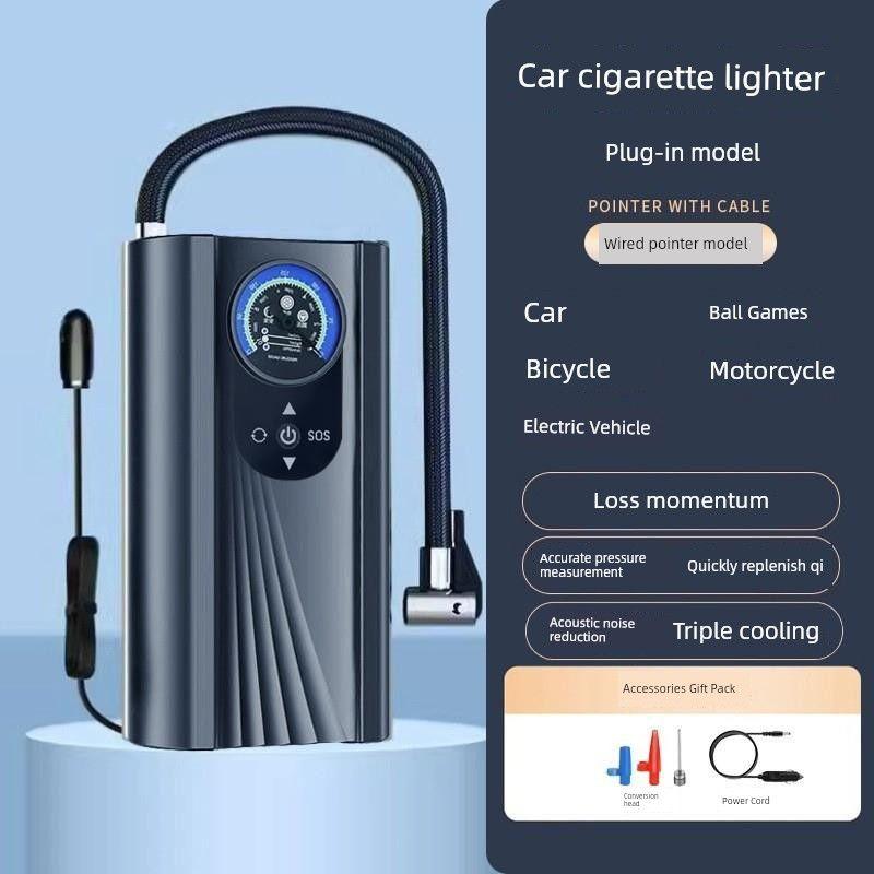 

Shadow Giant Wireless Digital Display Car Air Pump Motorcycle Car Electric Bicycle Portable Air Pump Black, Super Power Air Pump (Car Plug-In Model)