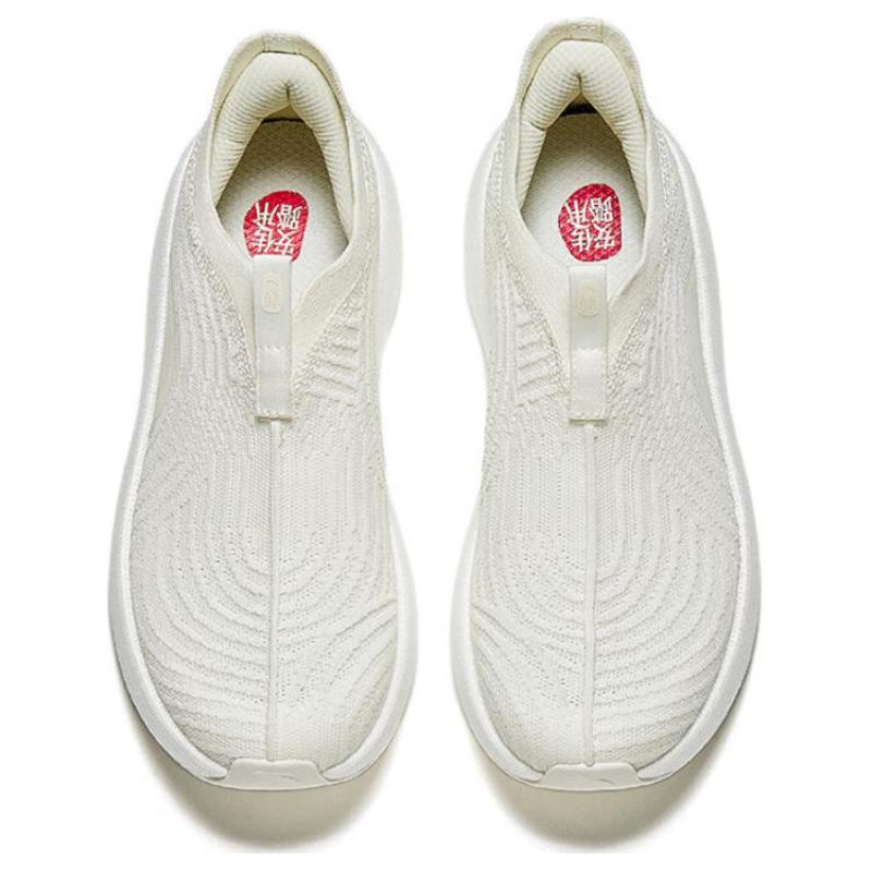 Anta Durable Breathable Low-Top Casual Shoes Women's White Sneakers 922427705S-2