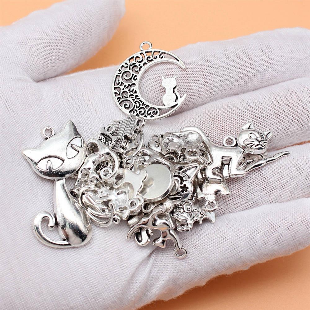 

Животное смешанный набор подвесок-подвесок для мужчин ювелирные изделия оптом милые поделки A24-27pcs-Mix Size