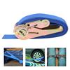 Heavy Duty TieDown Cargoes Strap Car Tension Motorcycle Bike Lashing Rope Ratchet Belt