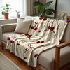 Skeleton Icon Cartoon Anime Print Flannel Blanket Soft Warm Throw for Kids Bedroom Sofa Christmas Office Car