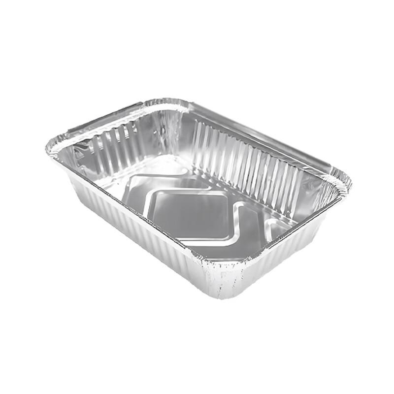 Disposable 900ml Rectangular Aluminum Foil Food Container Tray