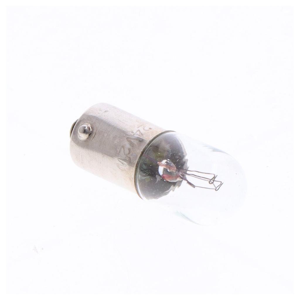 Signal bulb, transparent for 9s base, 24V - 2.6W