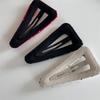 Stylish Dotted Pattern Hair Ornaments for Women Girls Traditional Triangular Metallic Barrettes Party Daily Hair Decors