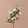 Artificial Flowers Fake Silk Ani Little Rose Realistic Fake Flowers Indoor Outdoor Decoration Wedding Garden Event Photography Prop