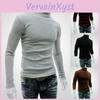 Bequemer Herren Rollkragenpullover Langarm Stretch Warm Jumper für jeden Anlass