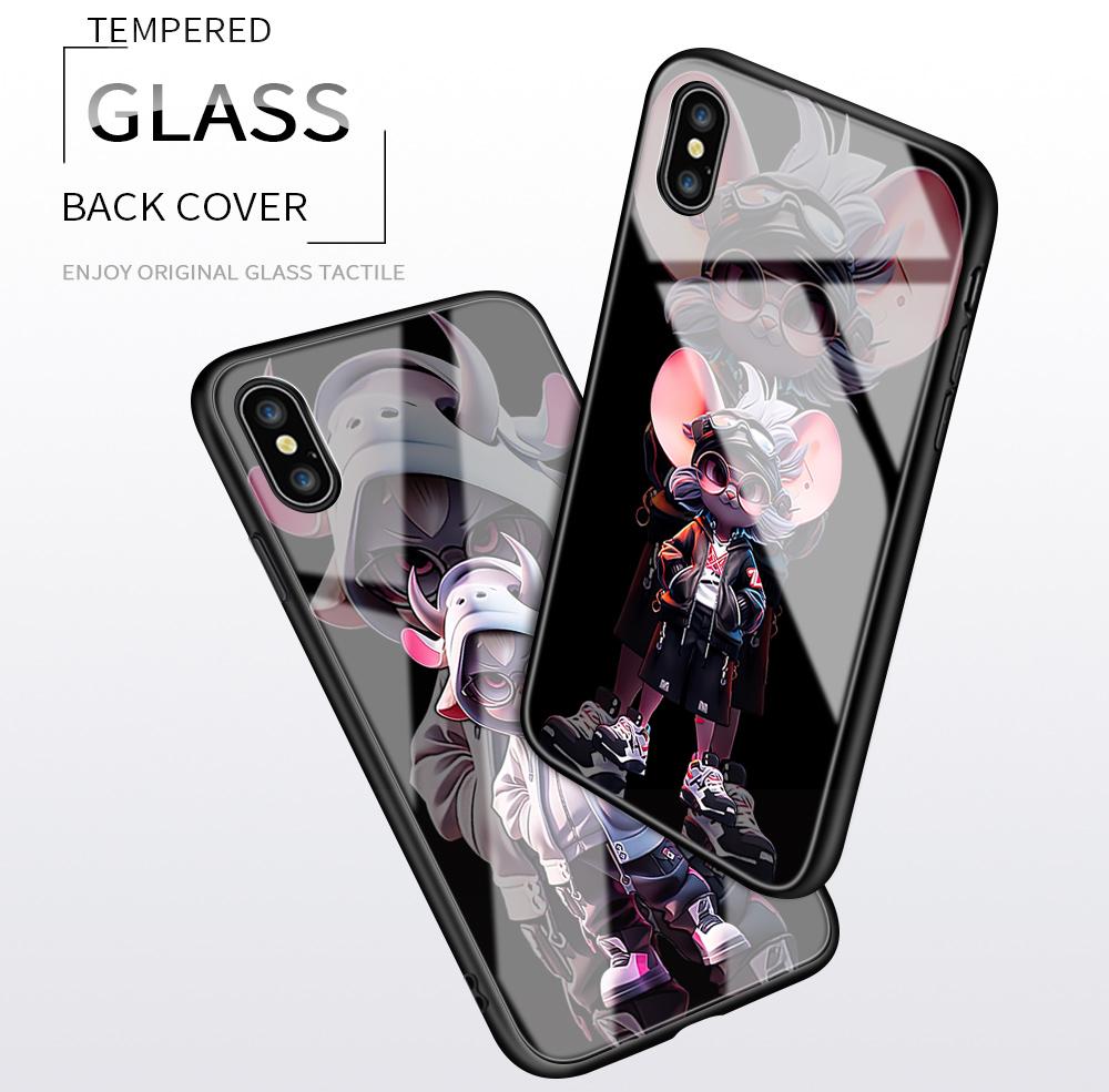 Pouzdro na telefon z tvrzeného skla pro Huawei P30Lite Honor 90Lite 9X X6A X9B Infinix Hot40 Note30 Tecno Spark20 Moto G15 G22 Měkký okraj Nárazuvzdorný Hladký kryt