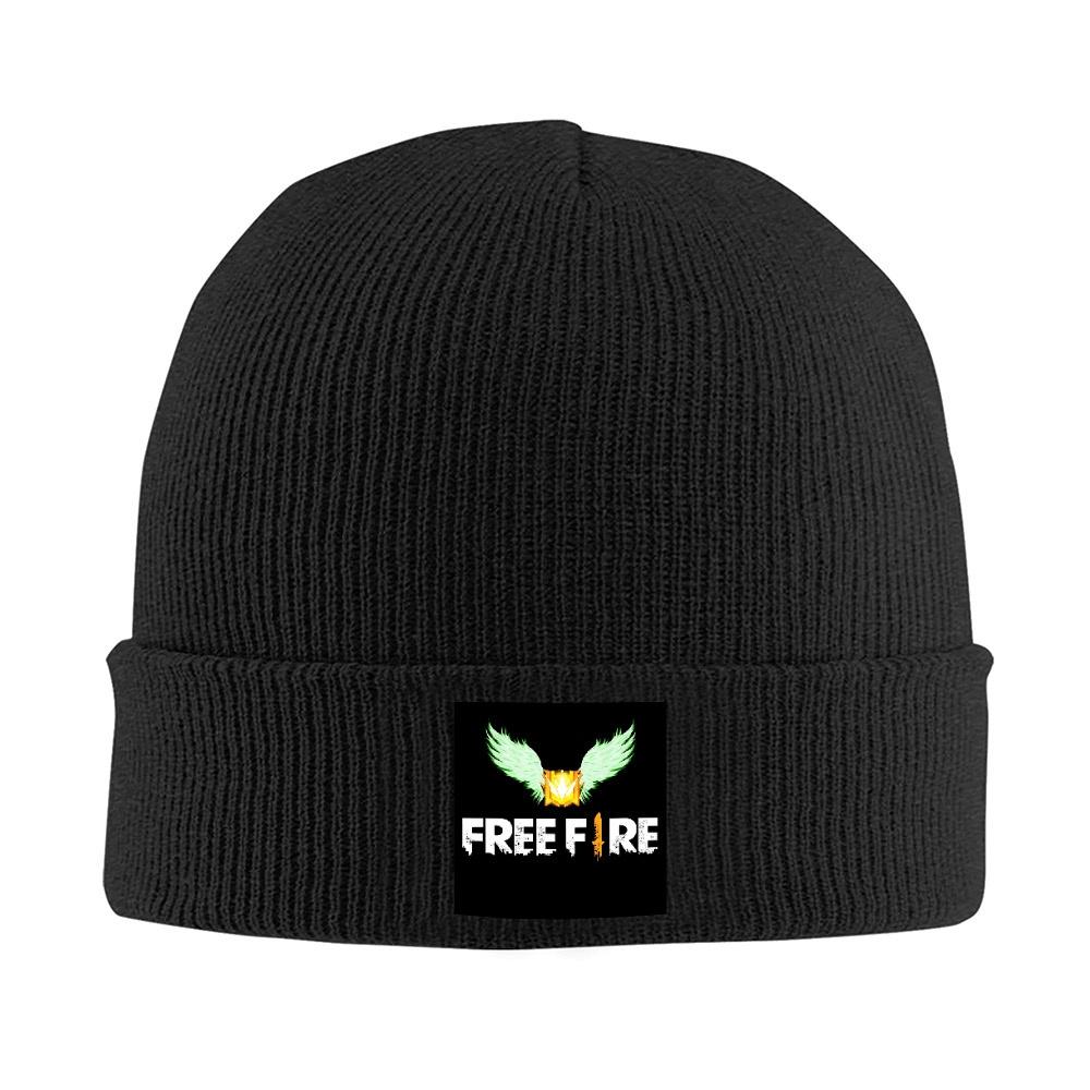 pc Free Fire Game Lover Beanie Hats Bonnet Hats Unisex Women Cute Hippie Knit Hat Spring Design Head Wrap Caps