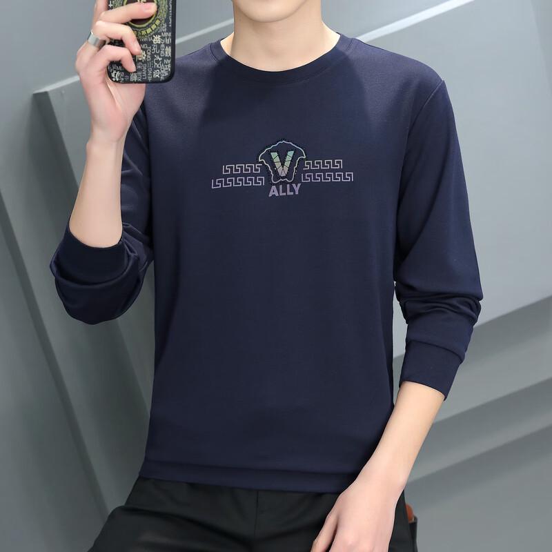 

FAPAI Men s Fashion Casual Printed Crew Neck Sweatshirt M