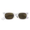Pristine NOCHINO OPTICAL Sunglasses ONDA White Mens Used