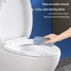 Sedile del WC Larsd a V, Morbido, Chiusura Ammortizzata, Spesso