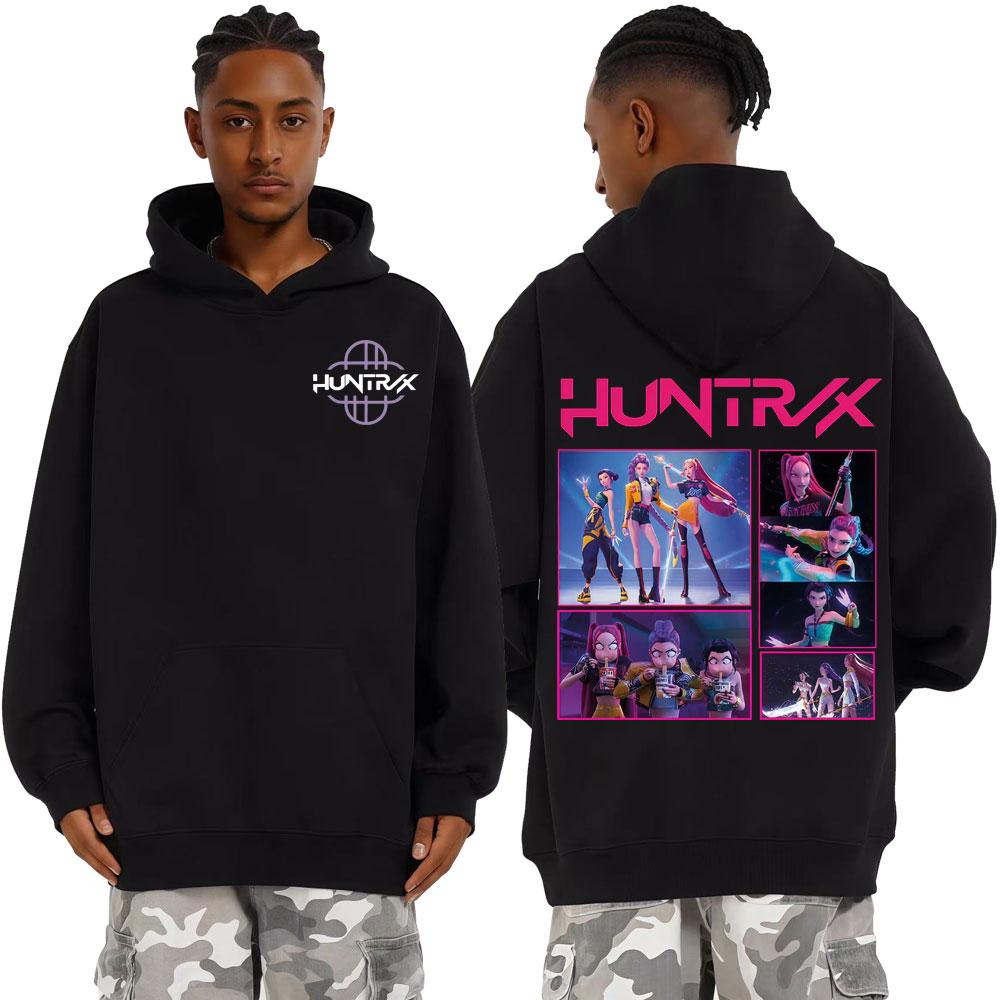 KPop Demon Hunters Guerreras Graphic Hoodies Men Women Clothing Fashion Cartoon Sweatshirt Aesthetic Casual Pullovers Streetwear