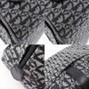 Dior Double saddle bag Handbag Trotter Navy blue canvas Women Used