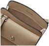 Bicolor Leather Mobile Pochette LEAN Greige [Topkapi] Women's