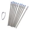 10PCS D1 Ballpoint Refills Metal 0.5mm Ultra Fine Water Based Replaceable Ballpoint Pen Refill Tips for Electromagnetic