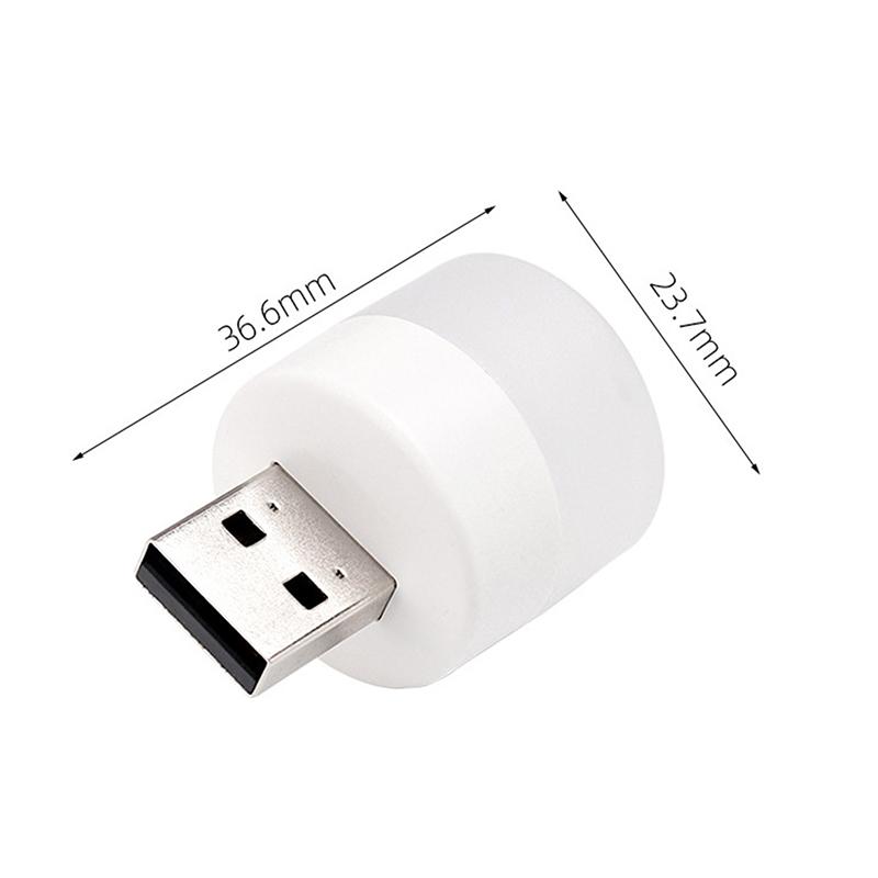 Usb Plug Lamp Mini Night Light Computer Mobile Power Charging Small Book Lamps Led Eye Protection Square Reading Light