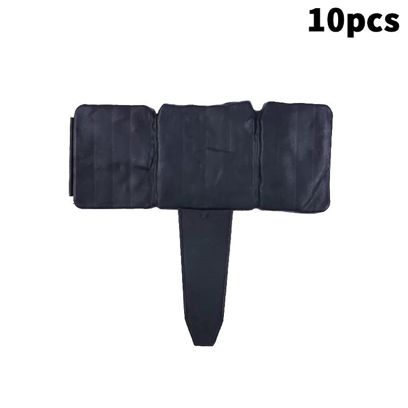 10 Stück Gartenzaun Imitationsstein Pflanzenstützpfahl Outdoor Einfassung Dekorative Bordüre DIY Rasen Hof Landschaft Pflanzenzaun