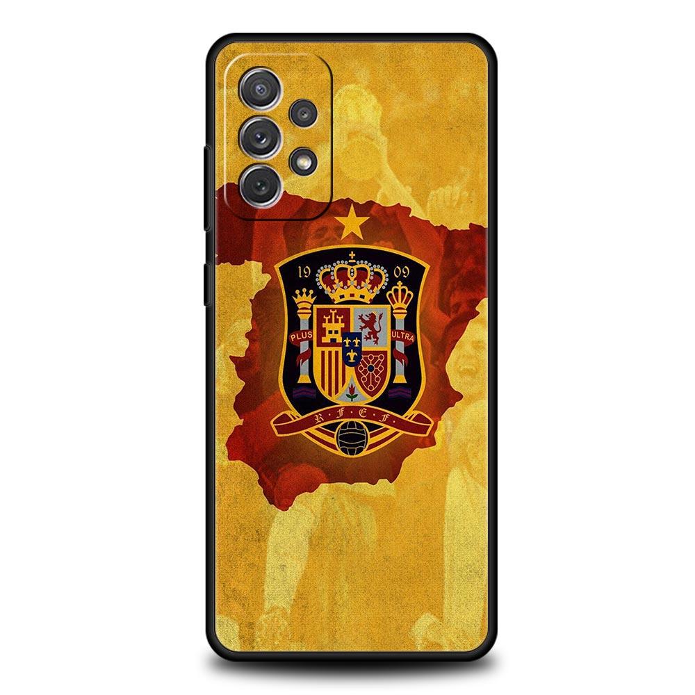 Spain Bull Flag Phone Case For Samsung Galaxy A17 A07 A55 A35 A25 A15 A05s A33 5G A31 A23 A21s A13 A41 A73 A53 A51 A71 A03 Cover