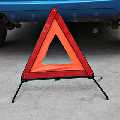 Car Tripod Reflective Strips Triangle Signs Foldable Emergency Breakdown Warning Car Triangle Reflective Warning Tripod
