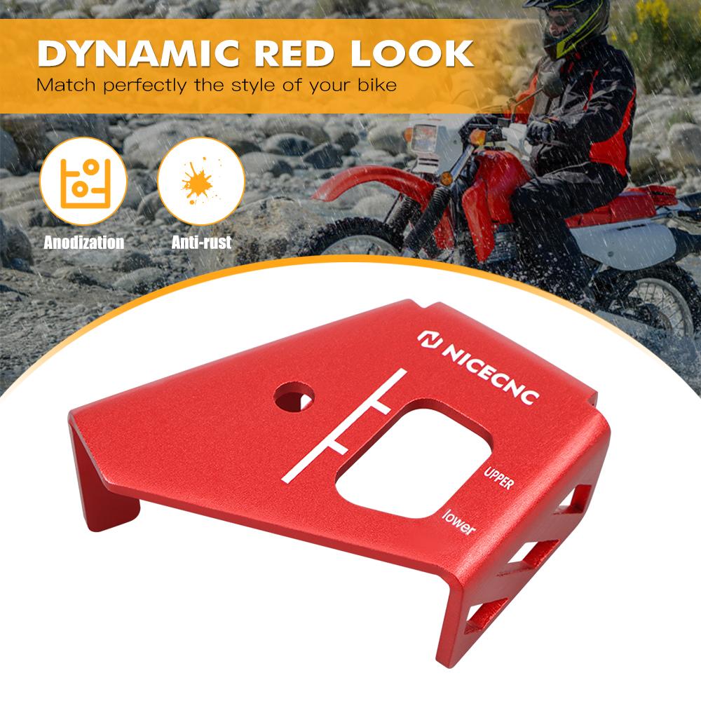 NICECNC For Honda XR650L XR 650L 1993-2024 2023 2022 XR 650 L Motorcycle Rear Brake Reservoir Guard Cover Protector Aluminum