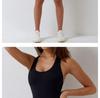 Women's Backless High-Waisted Slimming Yoga Bodysuit with Chest Pads - Stylish for Southeast Asia, European, and American Fashion