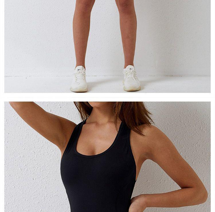 Women's Backless High-Waisted Slimming Yoga Bodysuit with Chest Pads - Stylish for Southeast Asia, European, and American Fashion