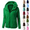 Women's  Winter Coat Plush Hooded Zipper Sweatshirt Coat