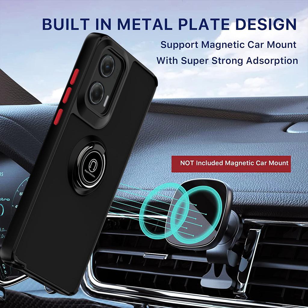 Qiying Generation, suitable for MOTOG54 G84 E13 Edge40Neo bracket Magnetic anti-drop mobile phone case