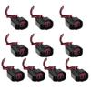 10 Pcs EV6 Fuel Injector Pigtail Connector Plug Wire 5013995AA Replacement for Ford Mustang F250 Replacement for Crown Victoria 1999-2011