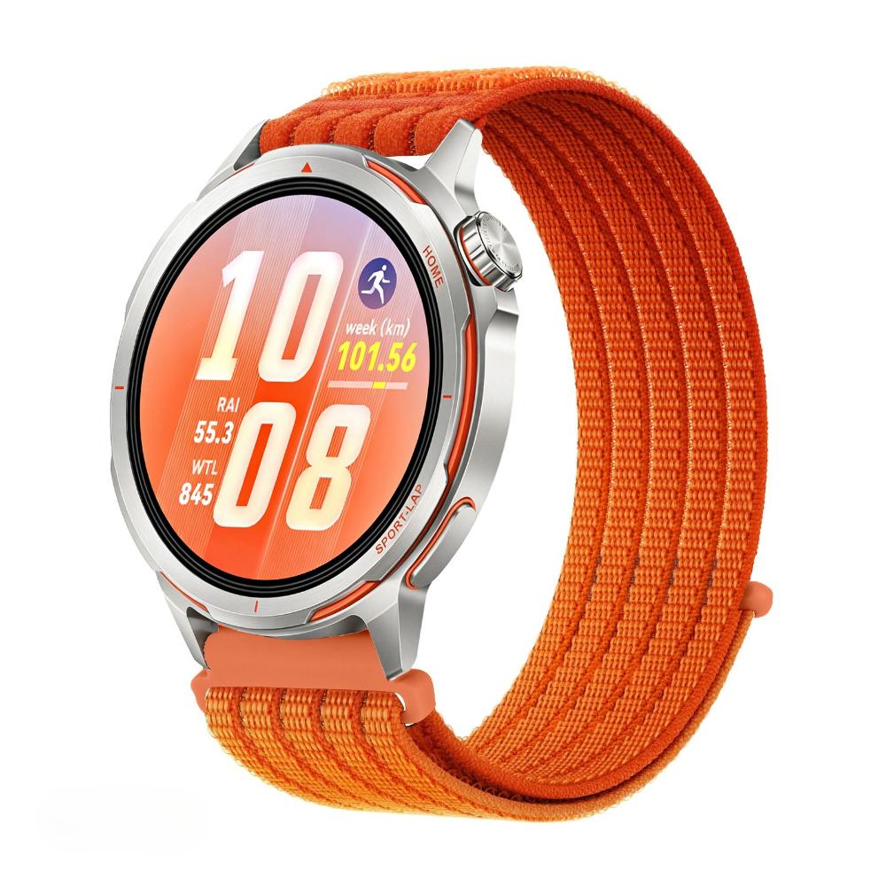 

Stitched Nylon Loop Watch Band, Soft Breathable Cloud Feel Replacement Strap 18mm 20mm 22mm Universal for Samsung Huawei OPPO Xiaomi Smart Watch 18mm оранжевый