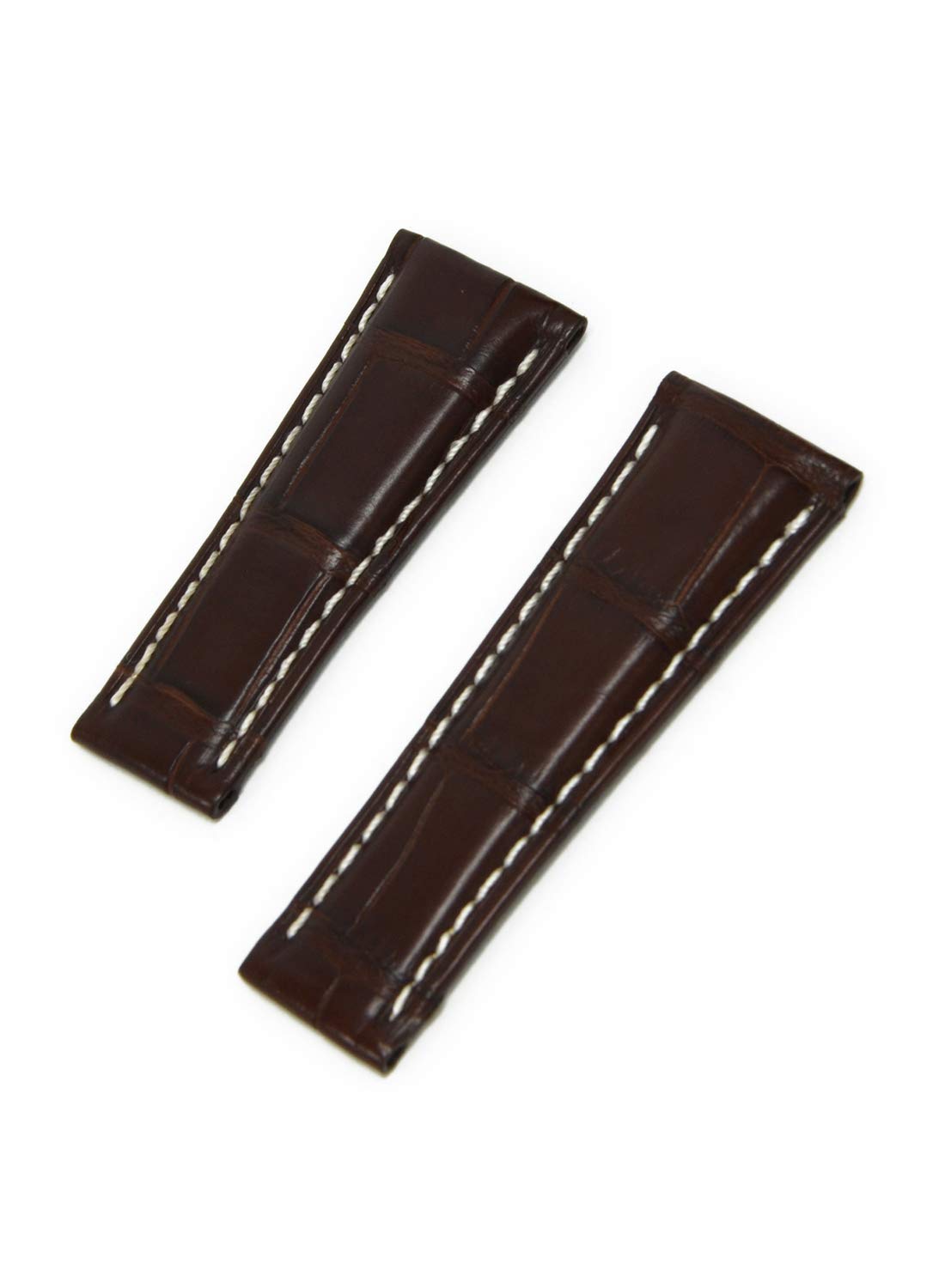 

ЧАСЫ CASSIS из кожи аллигатора для Rolex Водонепроницаемый тип RLX Размер Темно-коричневый с белым Включает замену D0041A70834020 Daytona, Задняя крышка, Аллигатор,