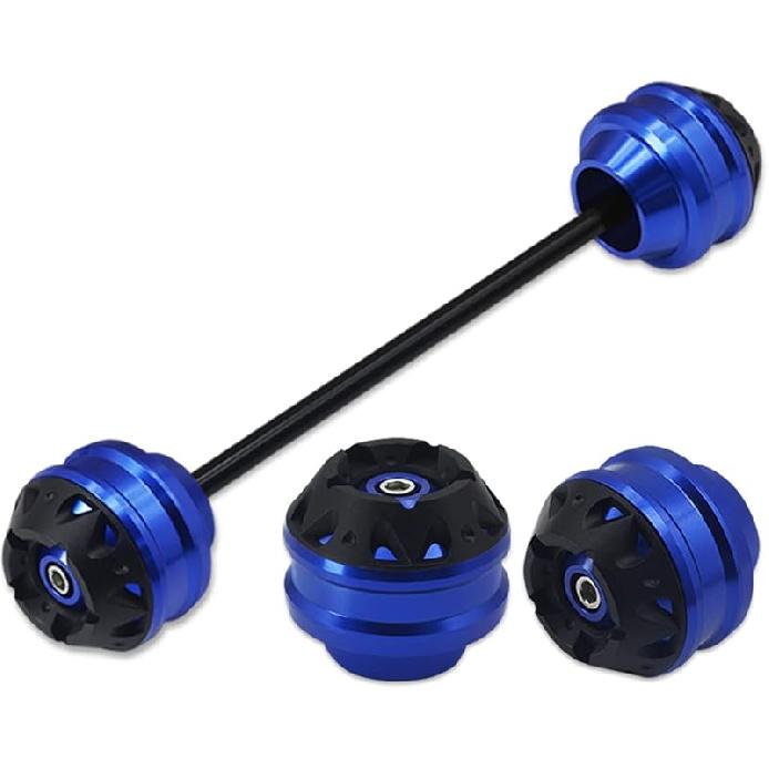 MFGZD Motorcycle Front Wheel Frame Protector Axle Slider Fit for MT-07 YZF-R3 R25 Z900/RS/SE MT-09 MT-09 SP XSR900/Abarth FZ-09 FJ-09 MT07 Tracer