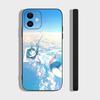W-Weathering With You Animation Phone Case For IPhone 17 Air 16 15 14 13 Pro Max 11 12 Black Silicone Cover